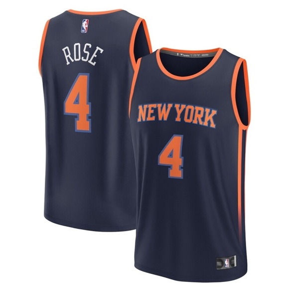 Fanatics Other - Derrick Rose New York Knicks Fanatics Youth Fast Break Player Jersey